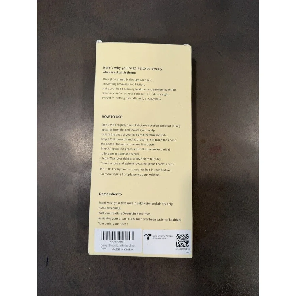 Unbranded seritant heatless